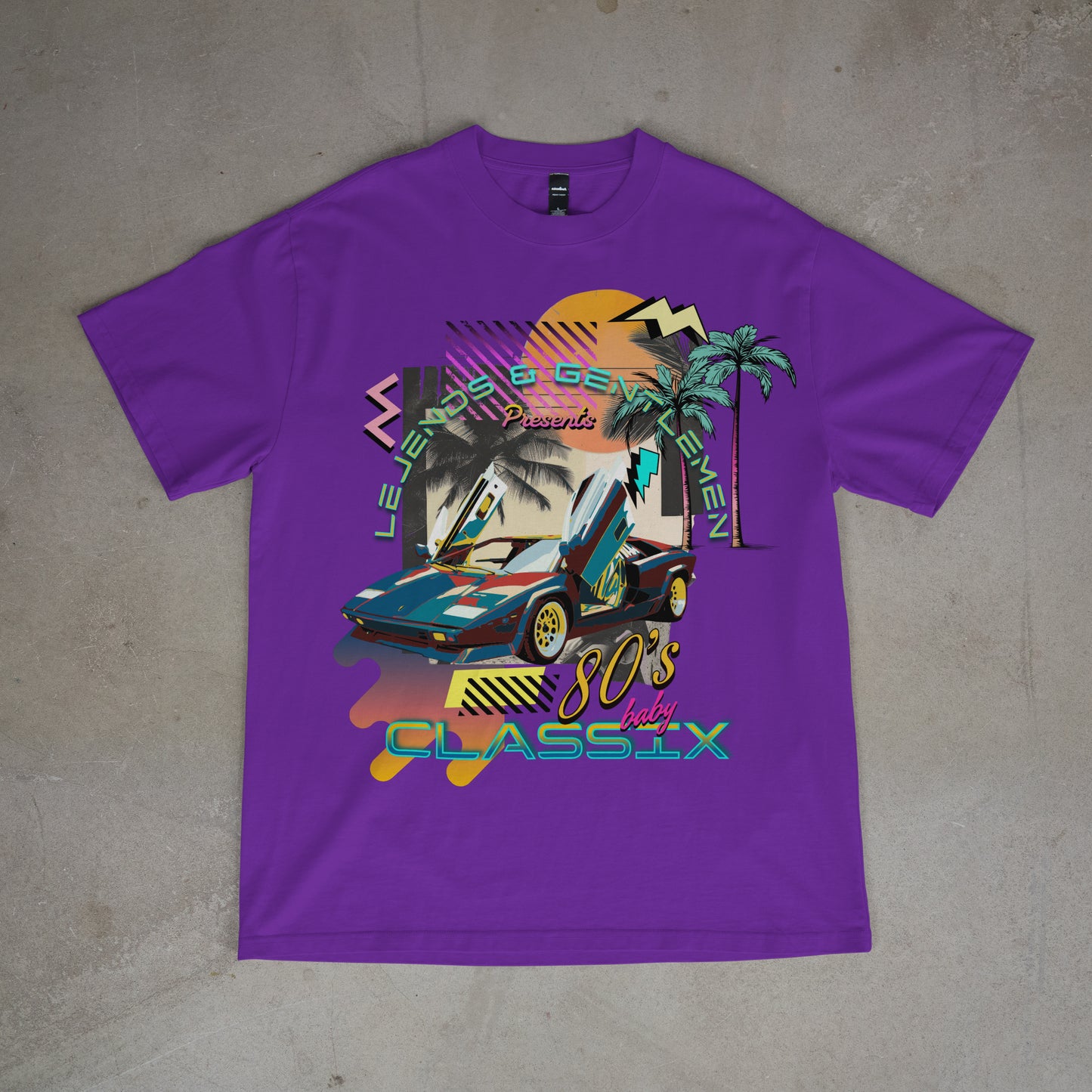 Classic Supercar Beach Tee