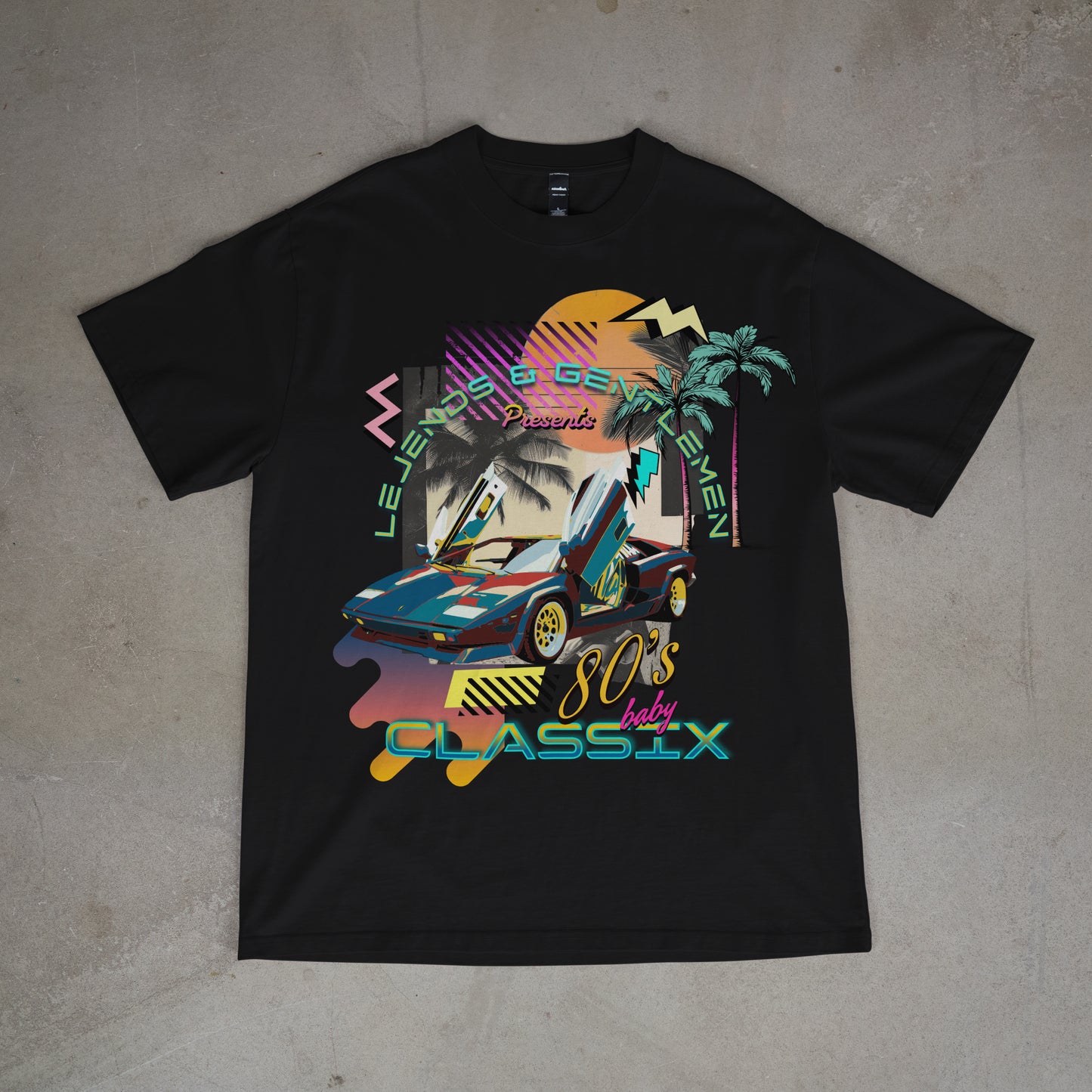Classic Supercar Beach Tee