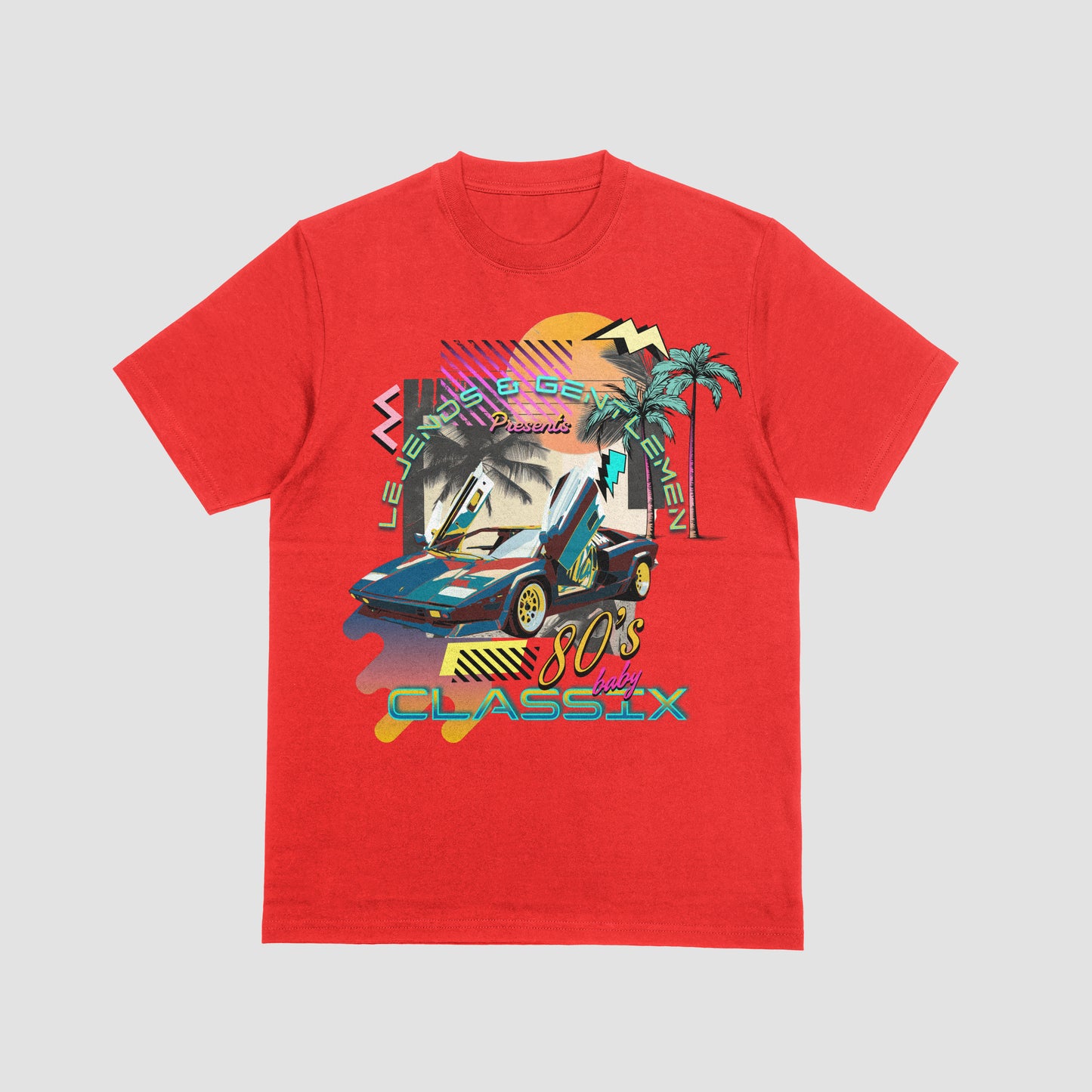 Classic Supercar Beach Tee