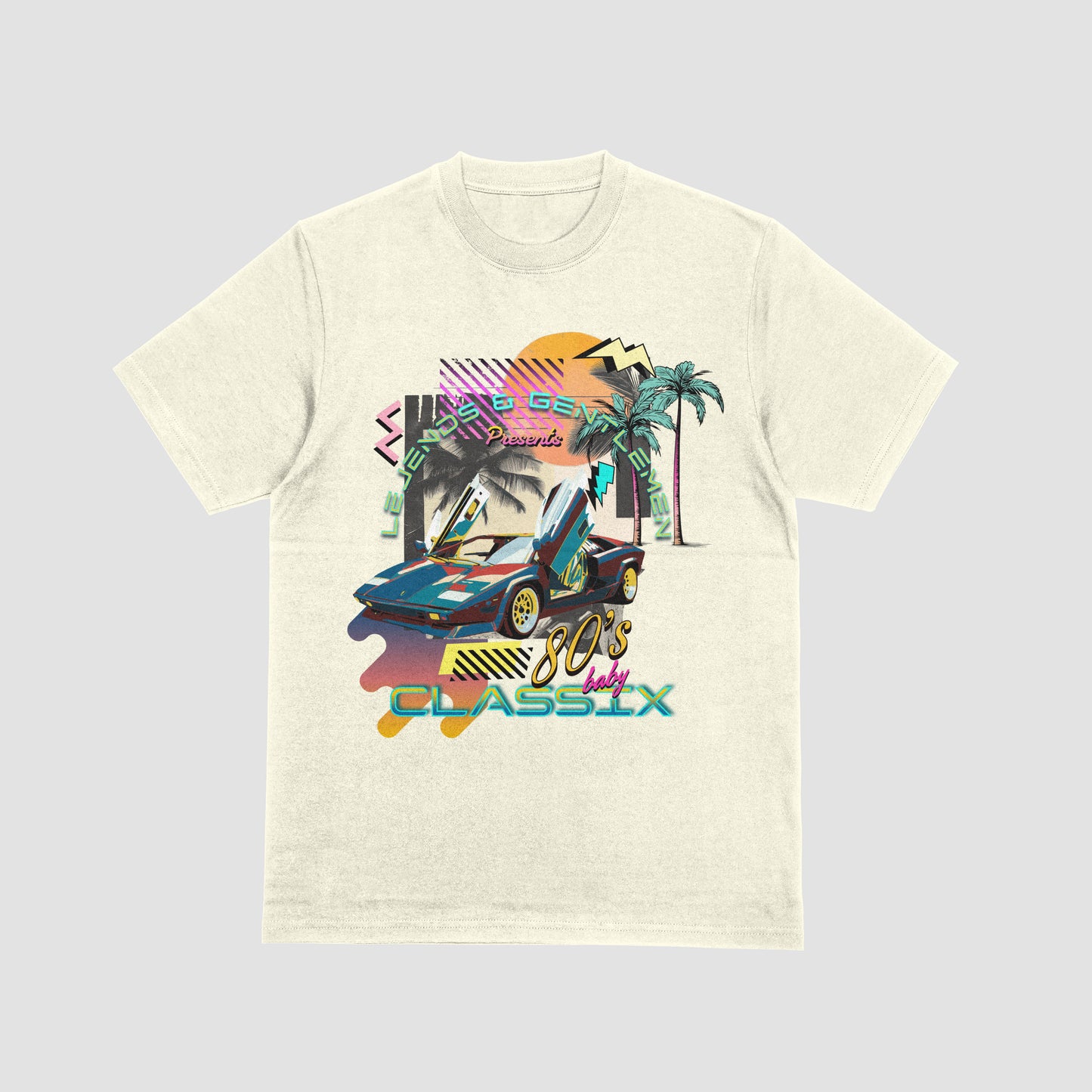 Classic Supercar Beach Tee