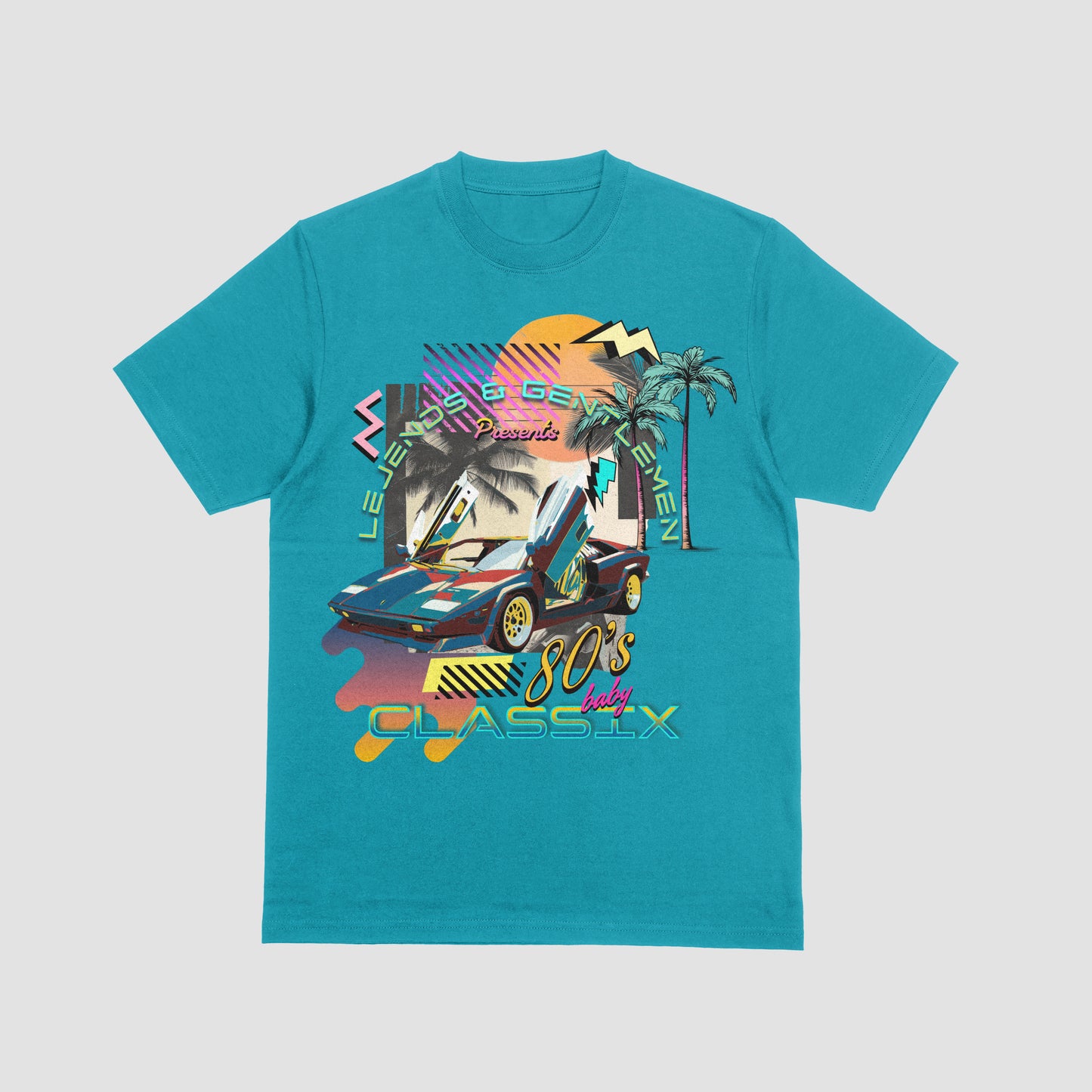 Classic Supercar Beach Tee